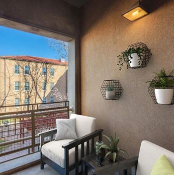 Patio/balcony *in select units*